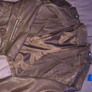 Jou jou leather jacket